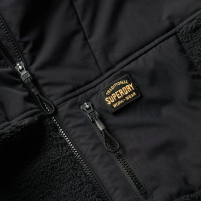 Sherpa homme Hood Expedition Borg Hybrid SUPERDRY