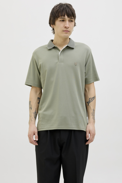 Jack & Jones groene heren polo