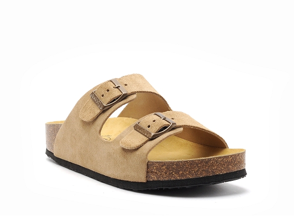 Plakton mules et sabots plats femme cp beta 340010 beige