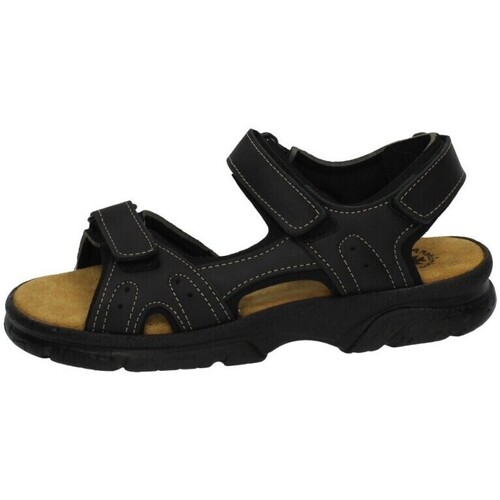 Baerchi - Sandalias con velcro Negro