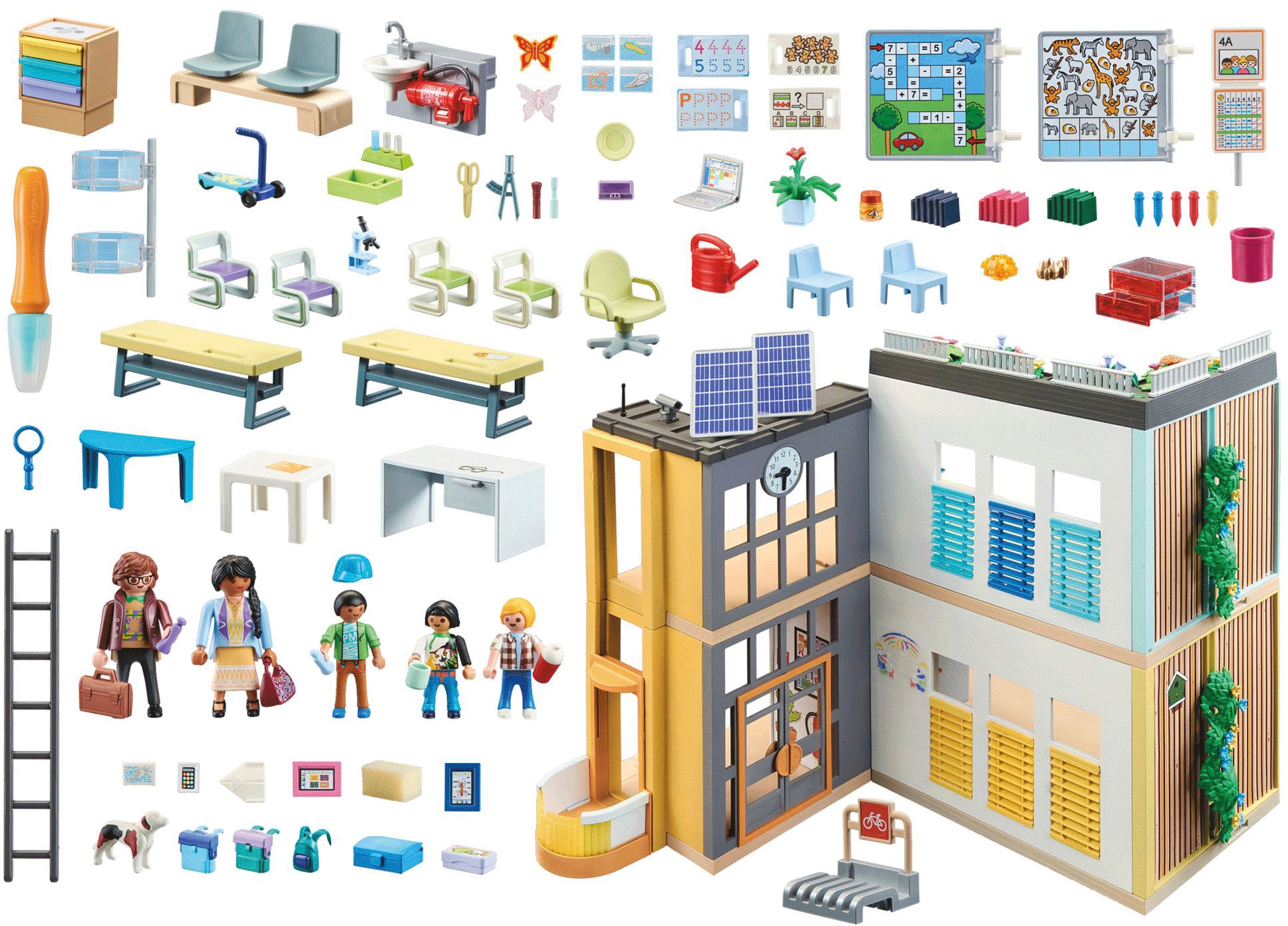 Playmobil® Konstruktions-Spielset »Grosse Schule (71327), My City Life« Made in Germany