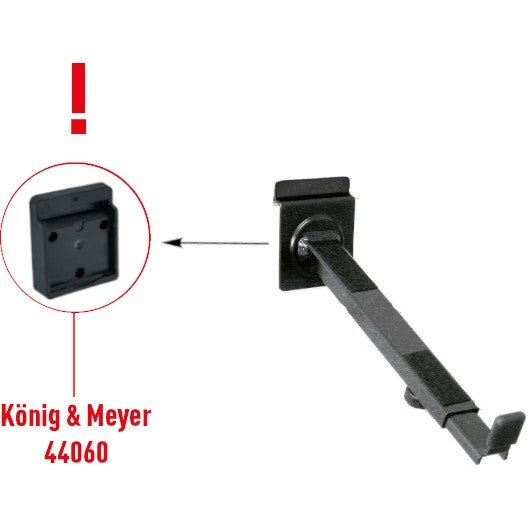 Konig & Meyer 44110 support arm (zwart)