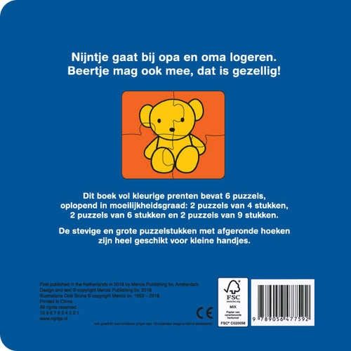 Dick bruna puzzelboek nijntje logeert bij opa en oma