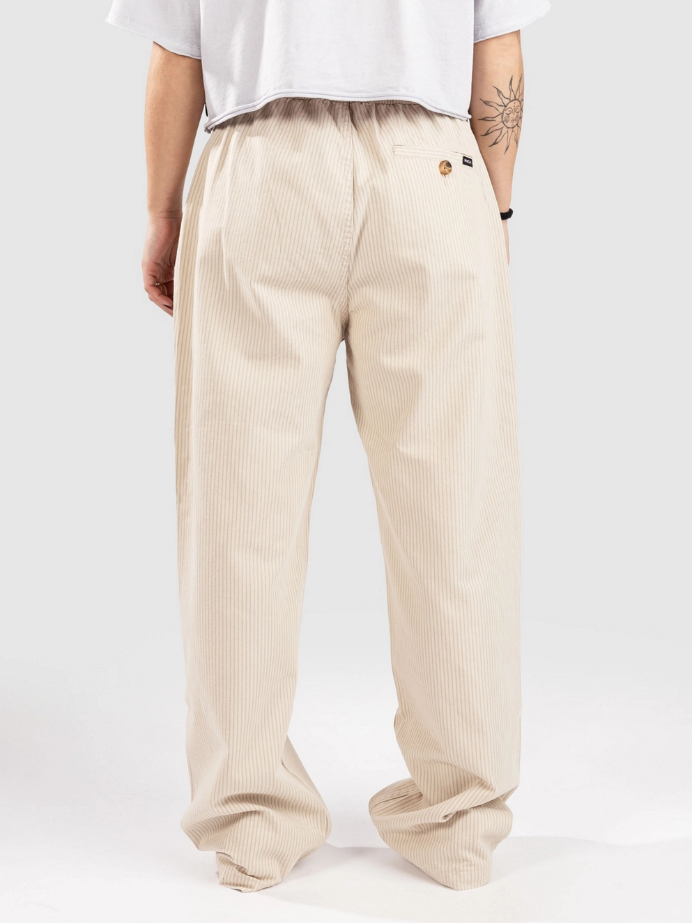 RVCA Stripe Hudson Pants natural