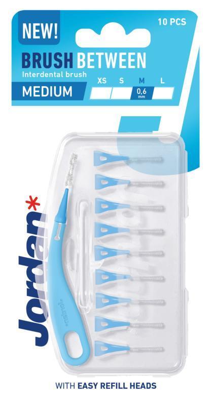 Jordan Brush Between Medium 0,6 MM 10 Stuks