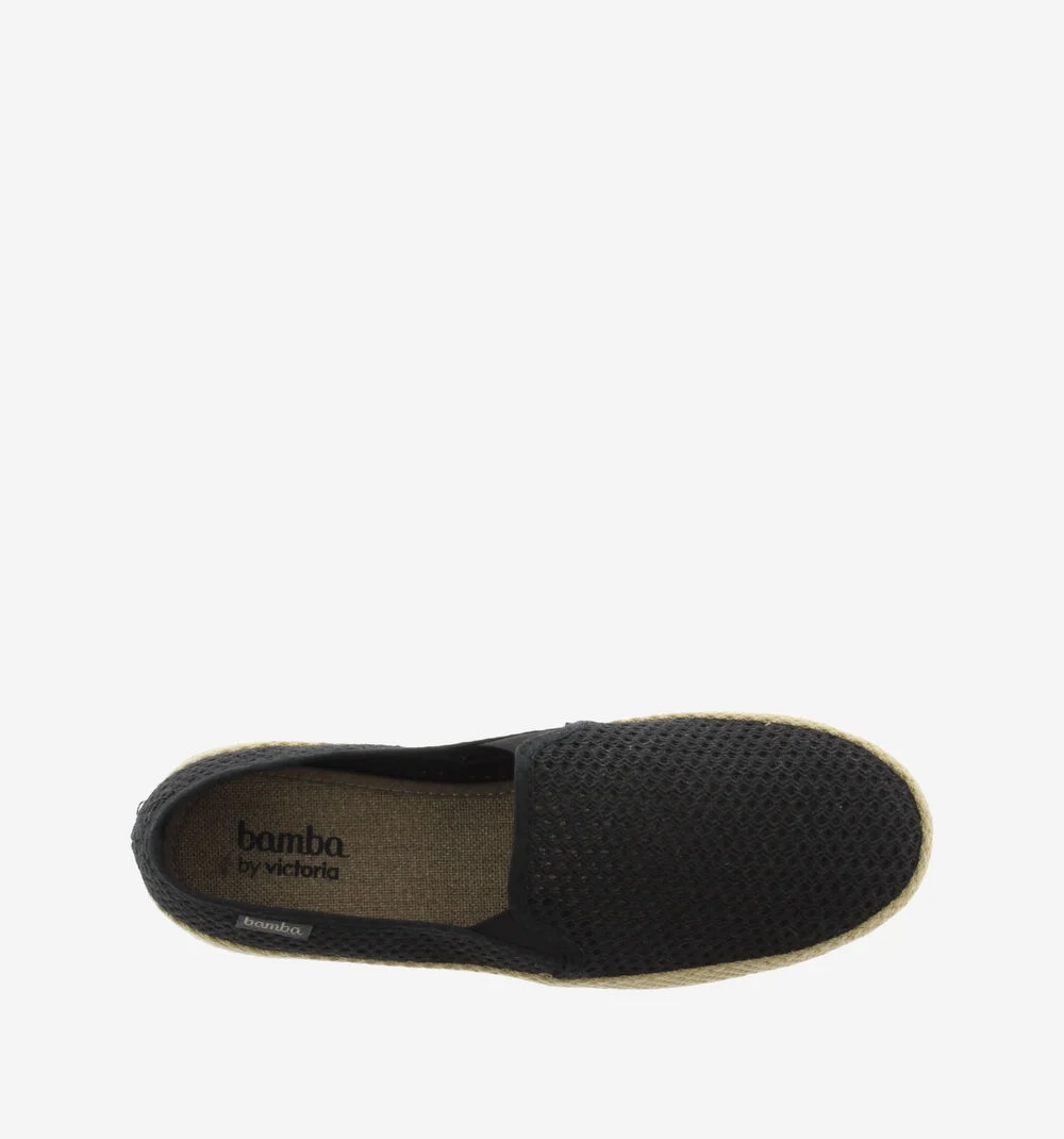 ANDRÉ CAMPING ÉLASTIQUES MESH Baskets sans lacet pour homme NEGRO
