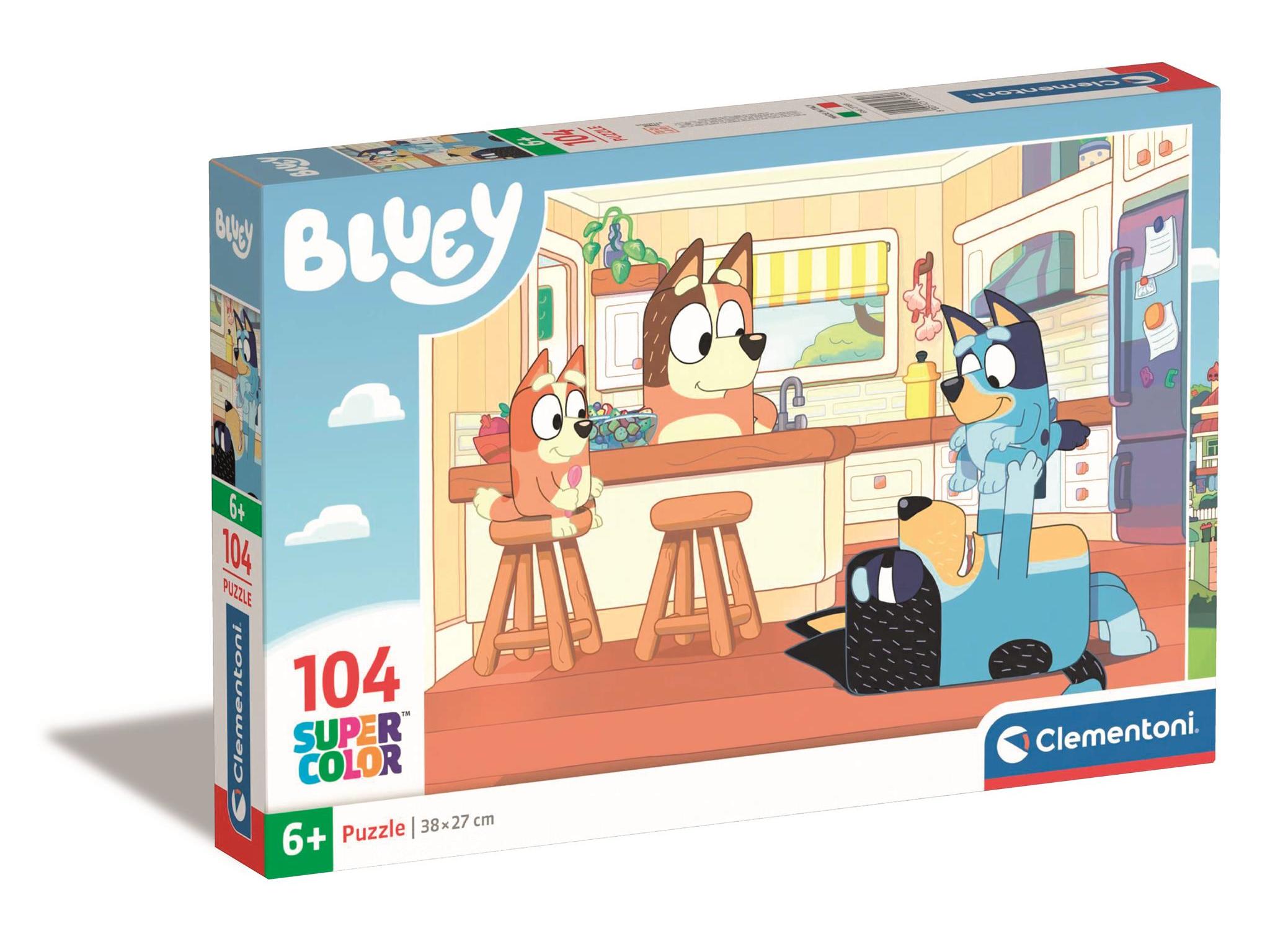 PUZZLE BLUEY CLEMENTONI 104 PEÇAS
