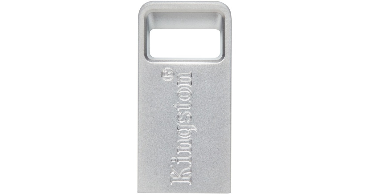 KingstonDataTraveler Micro 256 GB usb-stick  (Zilver, DTMC3G2/256GB, USB 3.2 Gen 1)