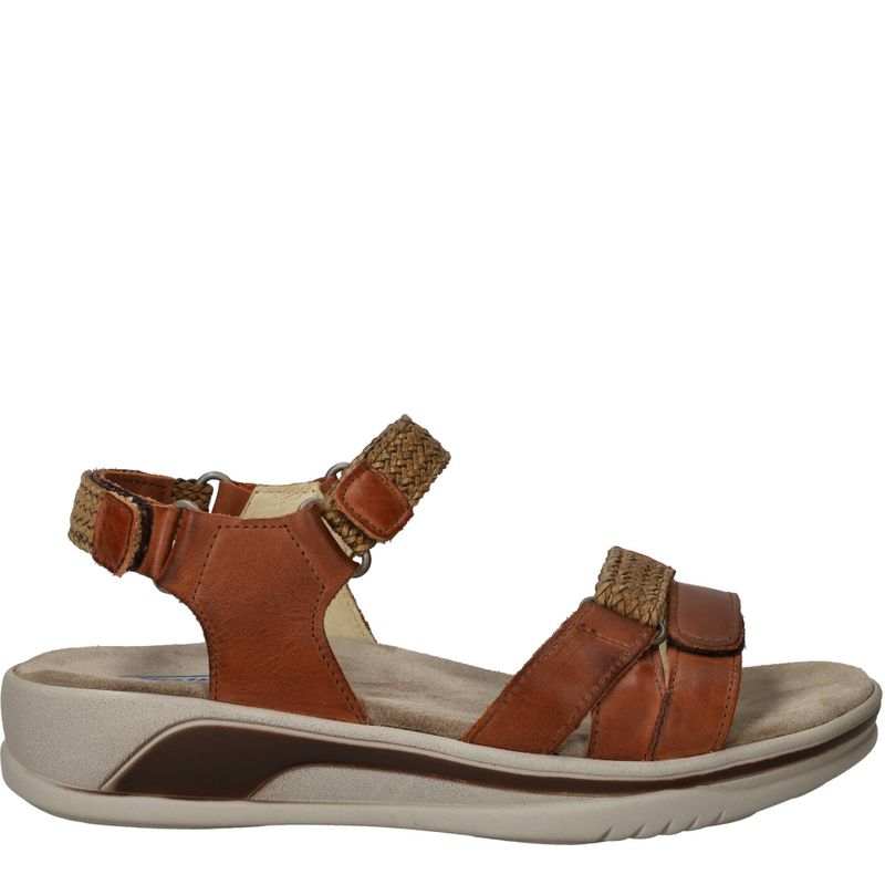 Wolky Acula Softy Wax Sandalen Bruin Dames