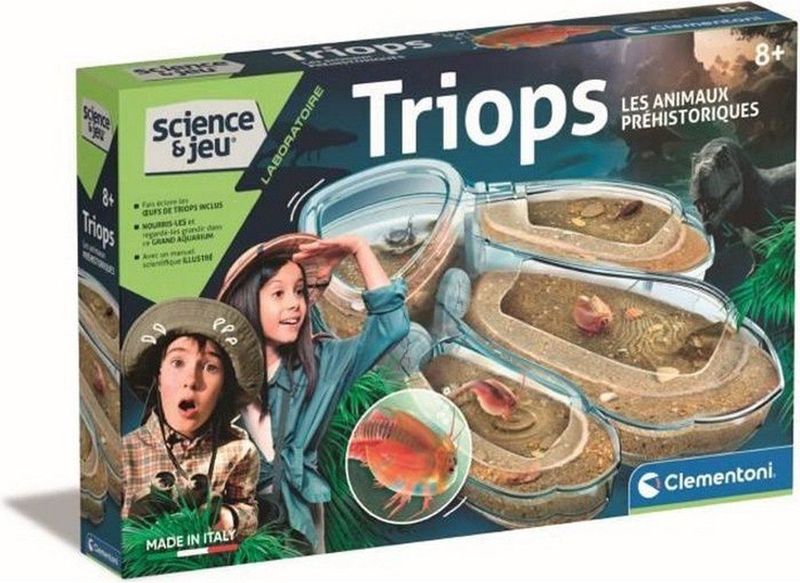 Clementoni - Triops - Aquarium - Inclusief Eieren en Voer - Geproduceerd in Italië