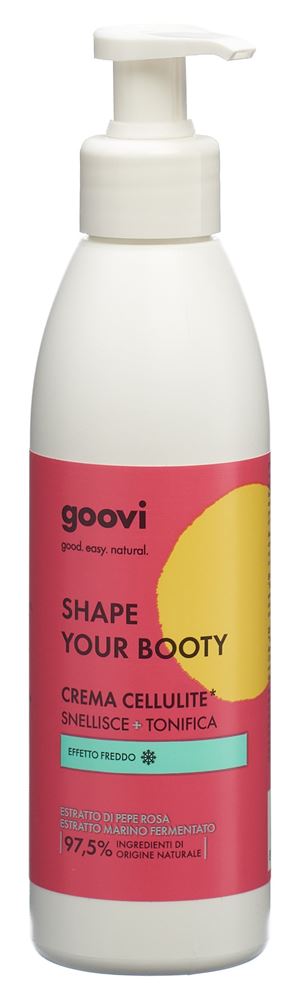 Goovi SHAPE YOUR BOOTY Cellulite-Creme Creme mit Kühleffekt Fl 240 ml