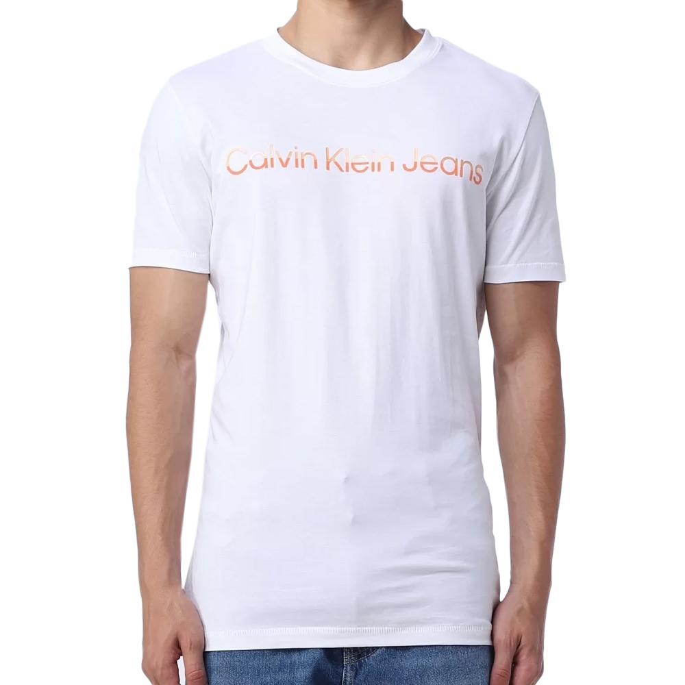 T-shirt Blanc Homme Calvin Klein Jeans Institutional