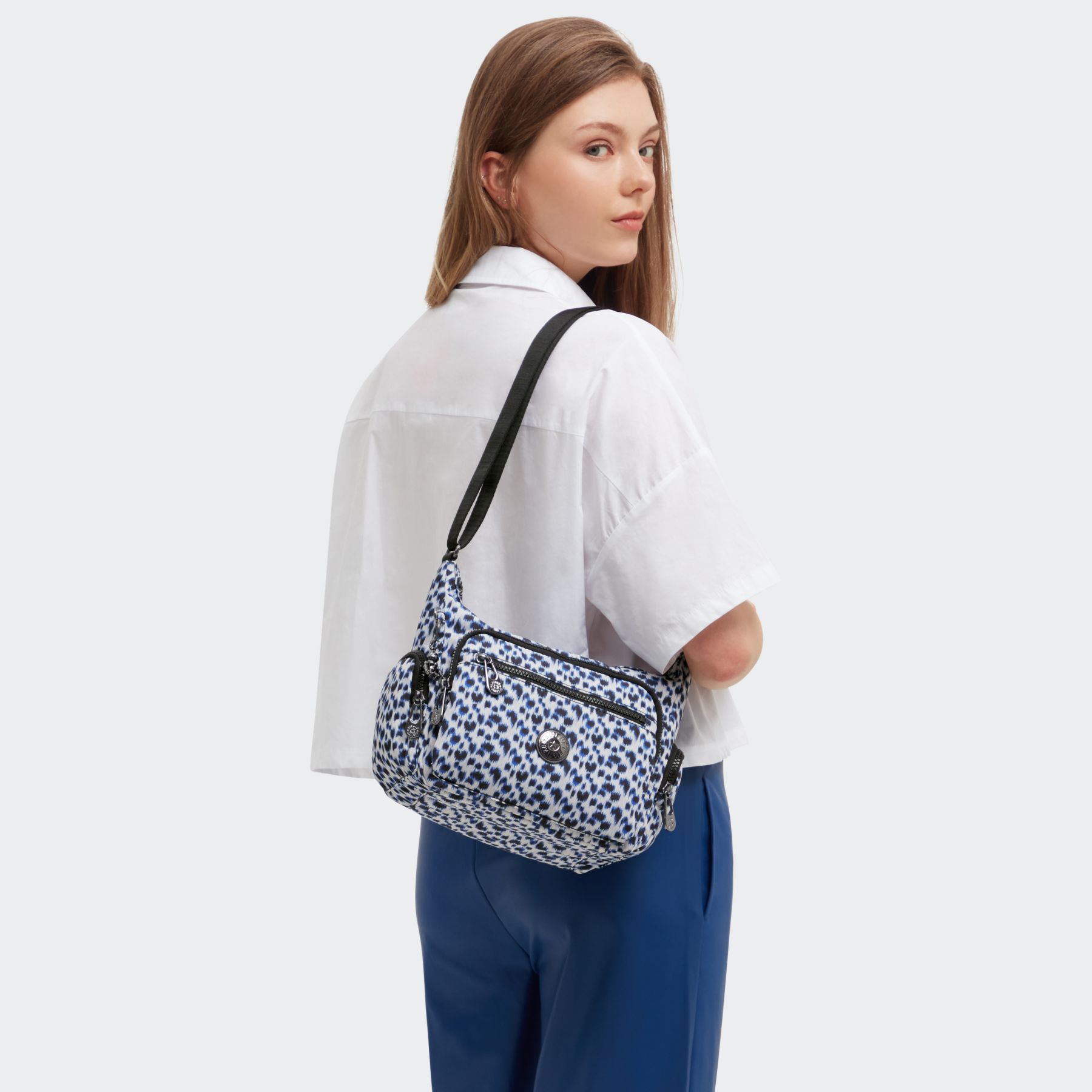 GABBIE S Petit sac bandoulière à compartiments multiples - Curious Leopard