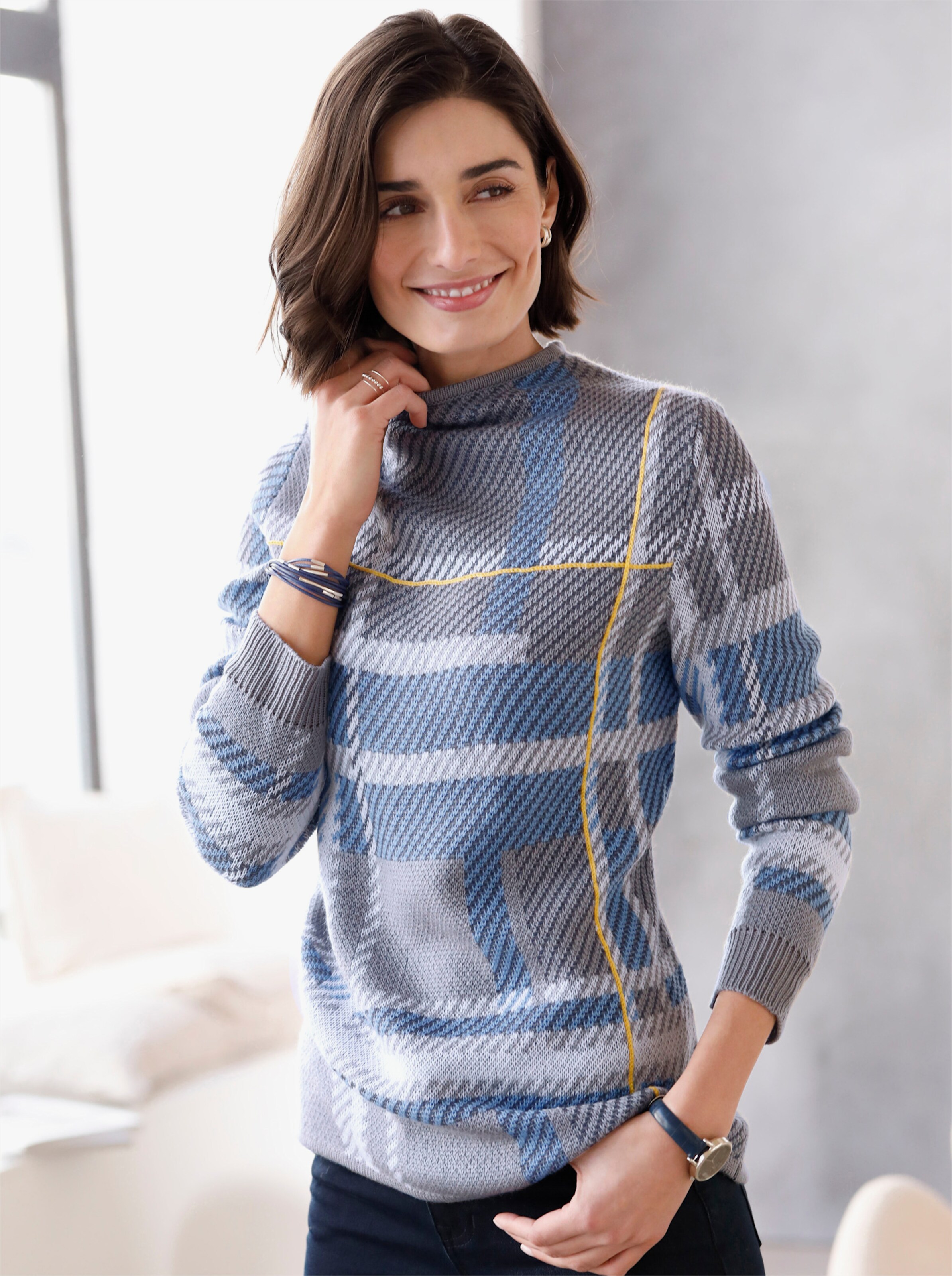 Jacquardpullover
