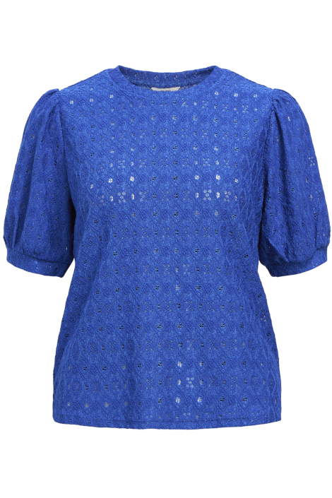 Object blauwe dames t-shirt