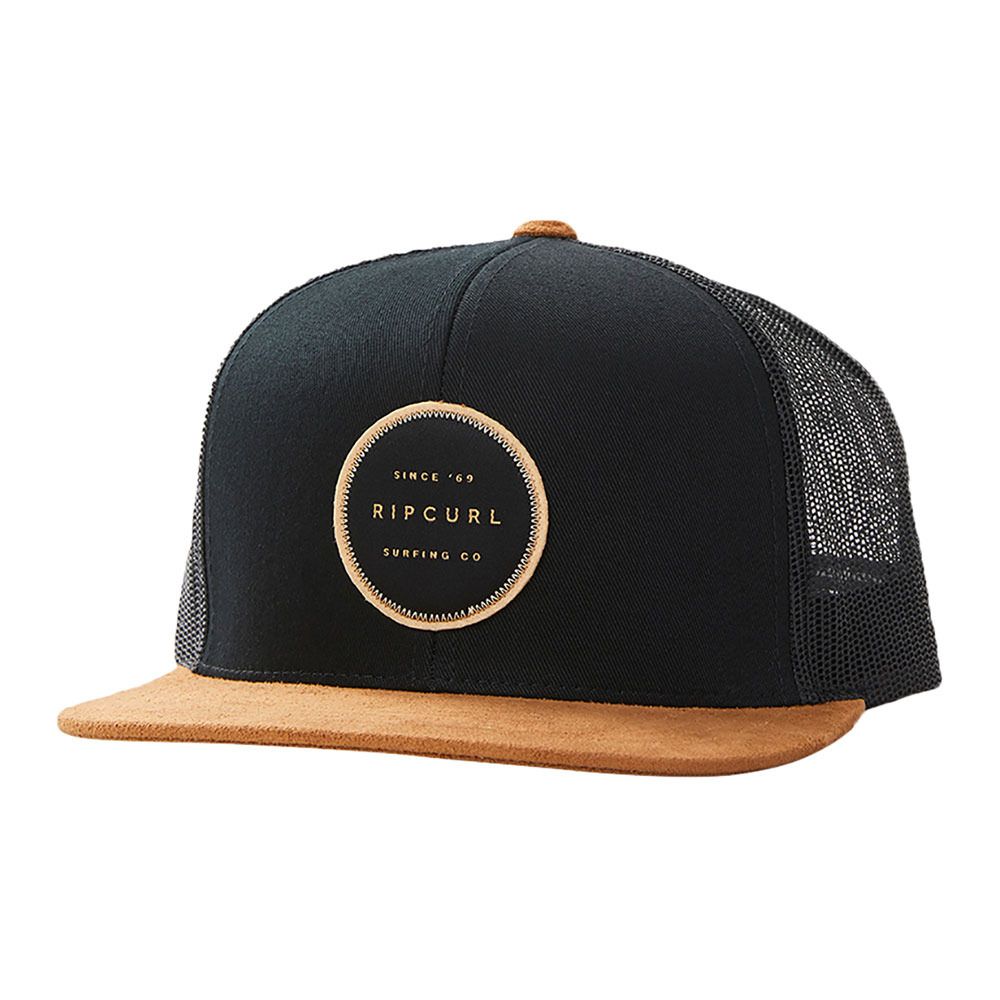 Rip Curl ROUTINE TRUCKER - Casquette Homme black/tan