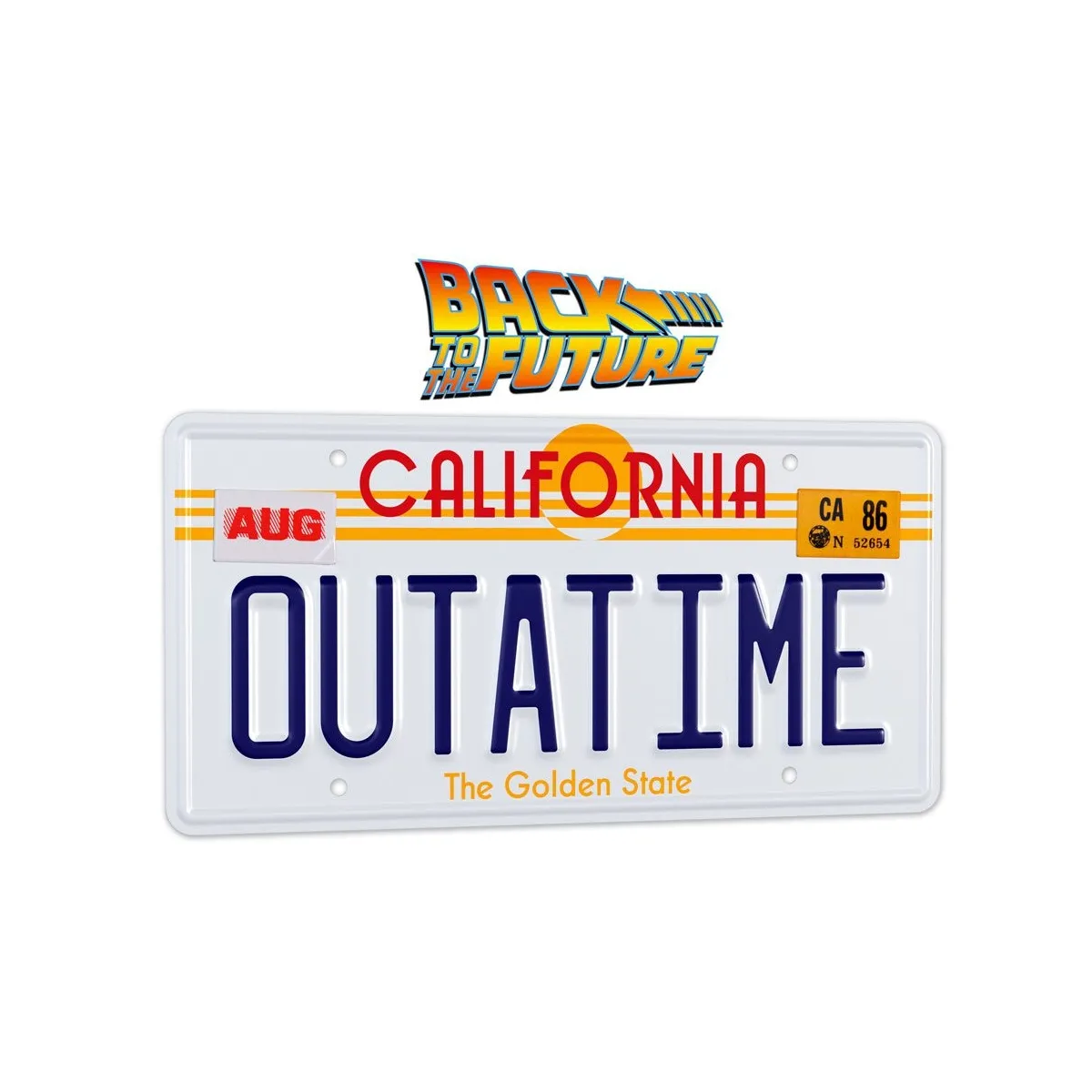 Doctor Collector Réplique Plaque Outatime