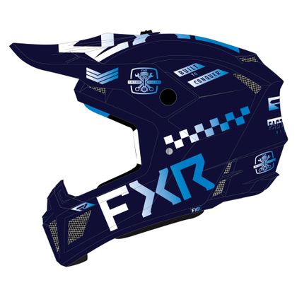 Casque cross FXR CLUTCH GLADIATOR 24 2024 - Bleu