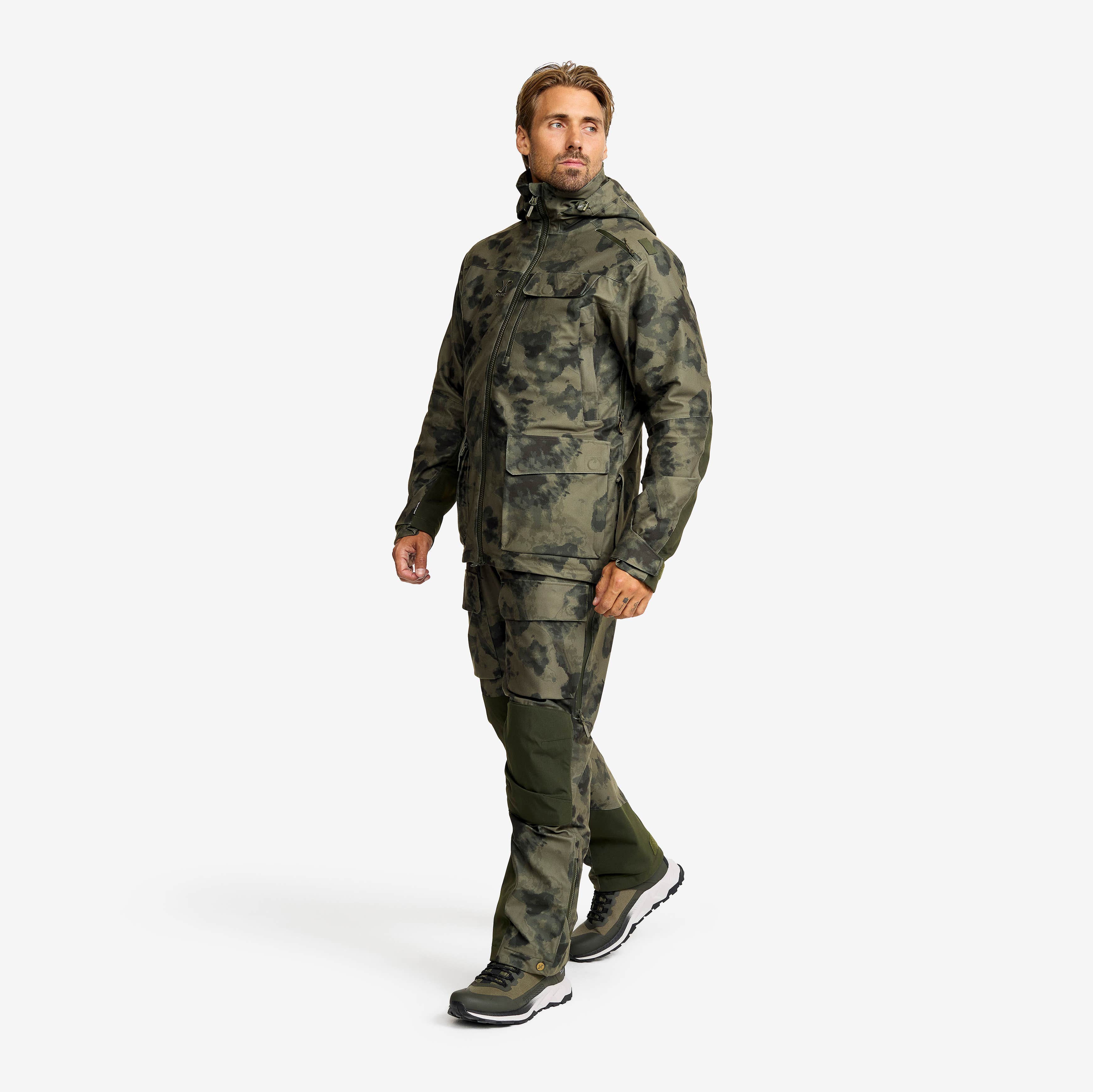 Trace Silent Pro 2L Jacket Herre Camo Deep Depths