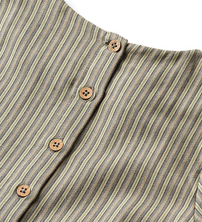 Wheat Kjole - Sophie - Blåe Green Stripe