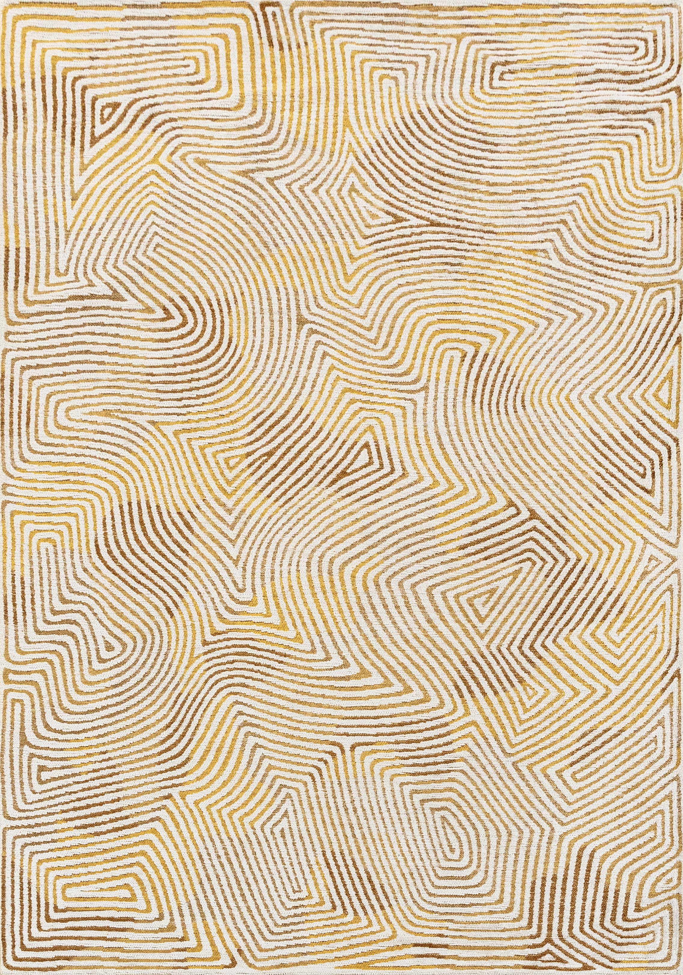 Vloerkleed Yellow Hippy 9799 Coral  | Louis de Poortere