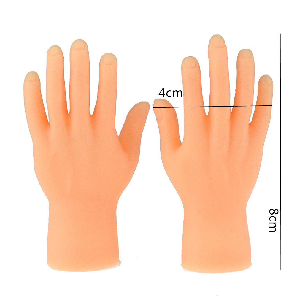 (2er Set) Tiny Hands Lustige Spielzeug Fingerpuppe Mini Hände Scherzartikel