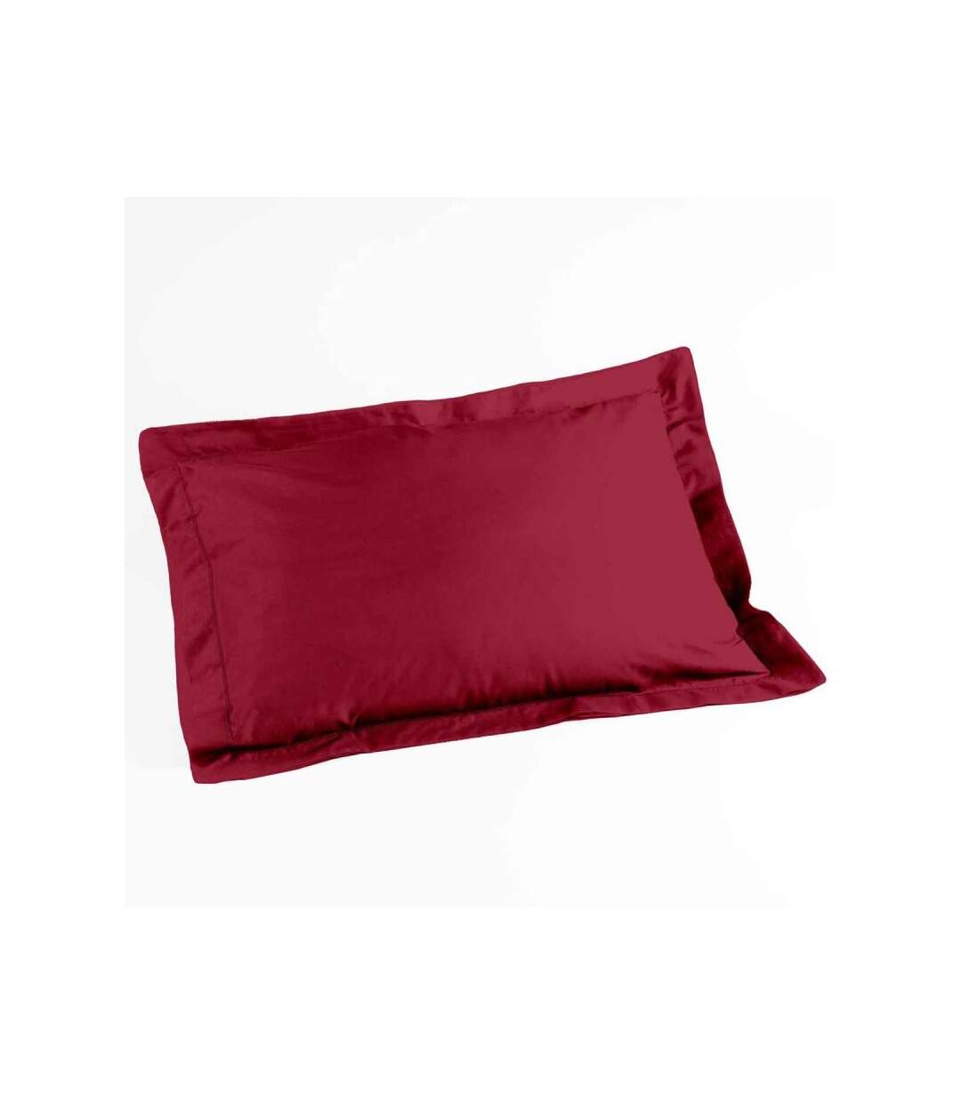 Taie d'Oreiller en Coton Bio Biolina 50x70cm Bordeaux