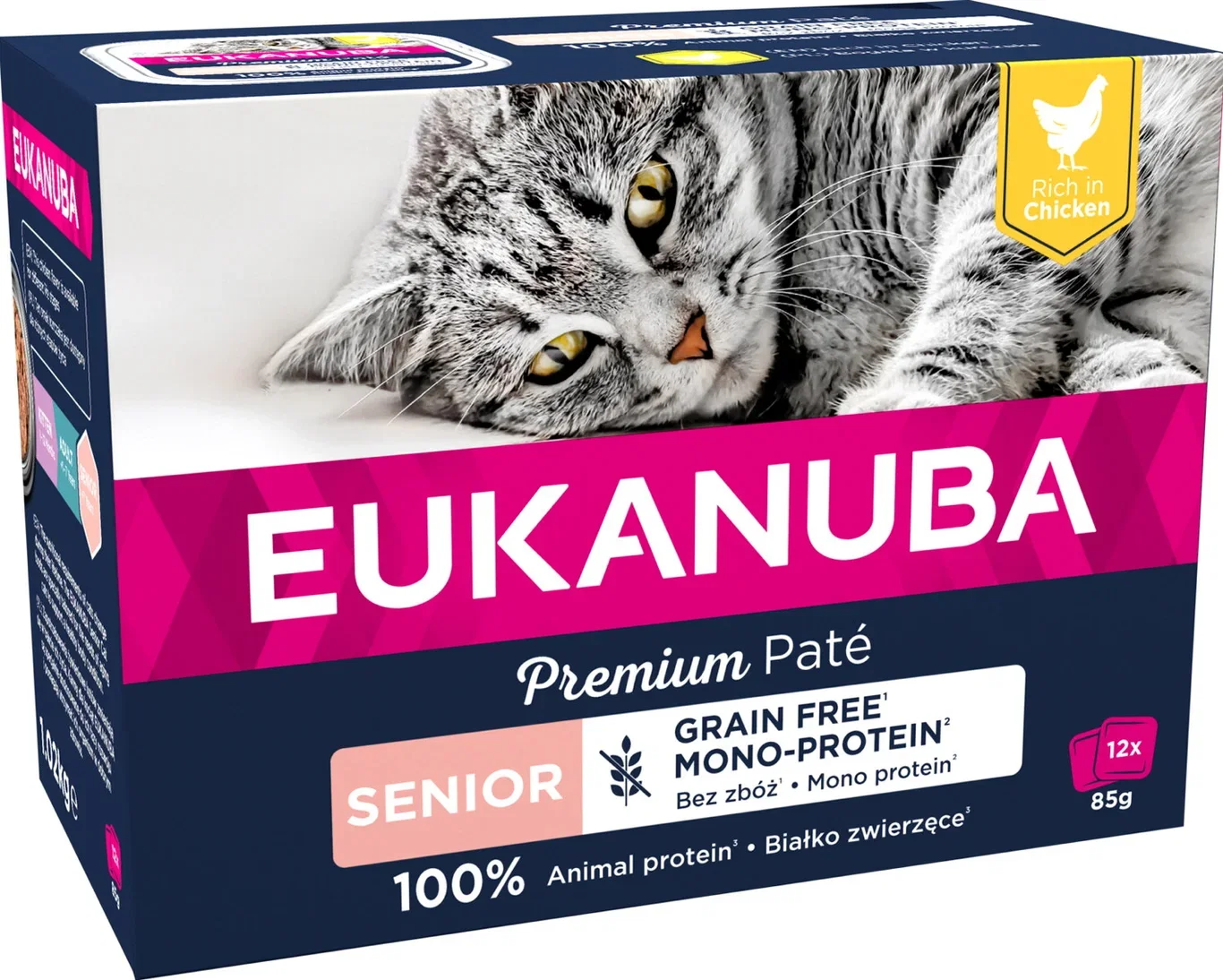 Eukanuba Senior Pate med kylling 12x85 g
