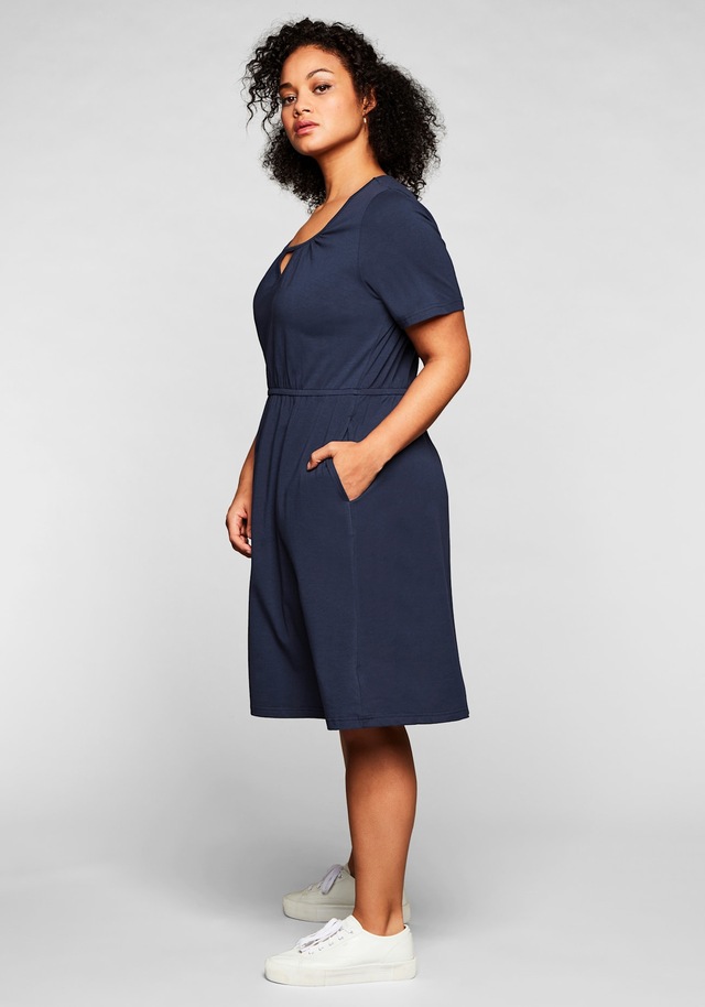 Sheego Jerseykleid »Jerseykleid« Eingrifftaschen