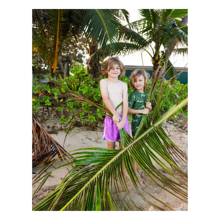 Beach & Bandits T-Shirt Anti-UV Just Cruisin | Vert foncé