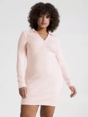 Vestido Polo Curve de Manga Comprida
