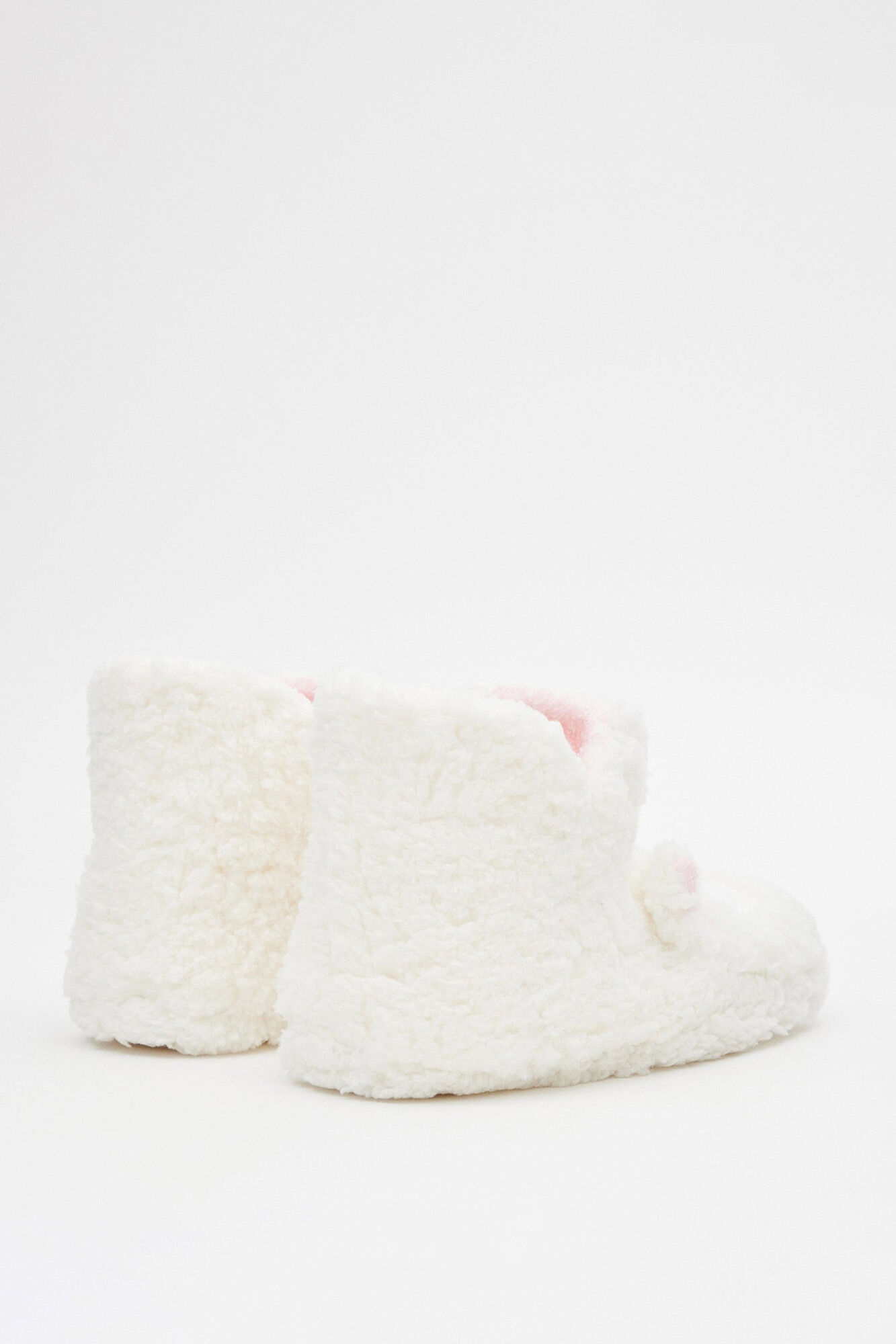 Botas de cano curto de pele de carneiro