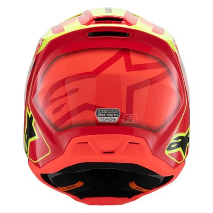 Casque cross Alpinestars SUPERTECH S-M3 - FRAY - ENFANT - Rouge / Jaune