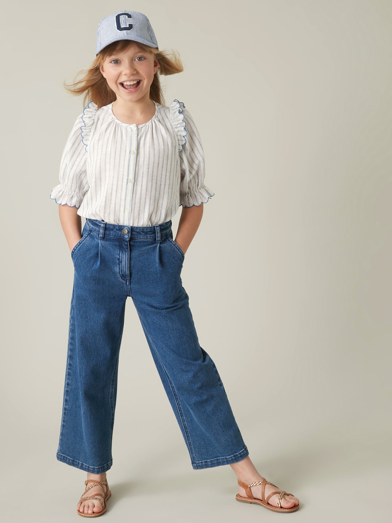 Chemise Fille à volants