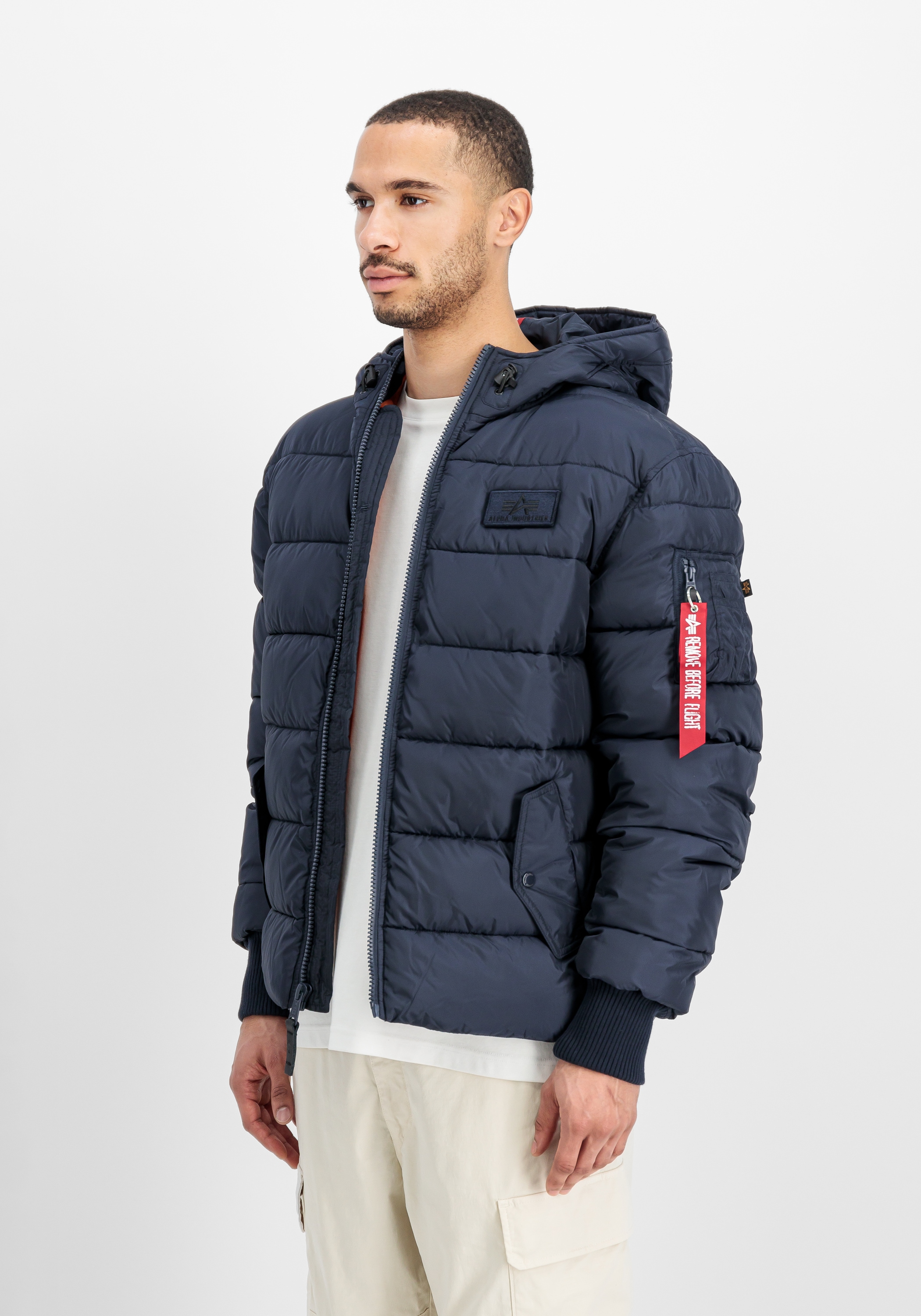 Alpha Industries Winterjacke »Hooded Puffer Alpha FD«