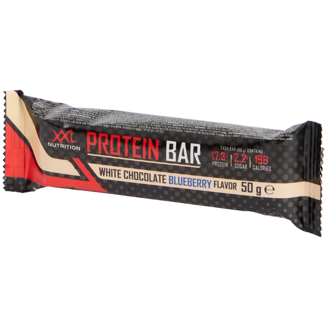 Barre protéinée XXL Nutrition Chocolat blanc & Myrtilles