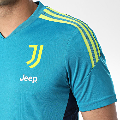 Maillot de foot Juventus HA2621 Bleu