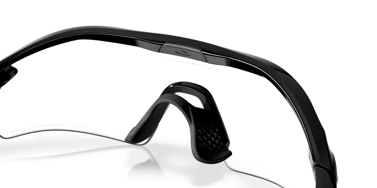 Oakley Radar Plate Polished Black / Clear Photo 50% Blk Ird