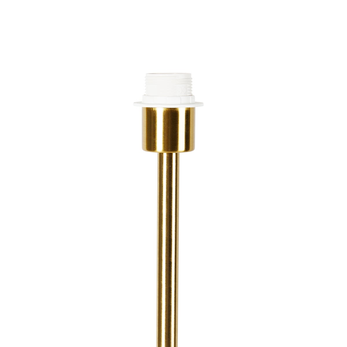 QAZQA - Moderne staande lamp van messing - Kaso I Woonkamer I Slaapkamer - Staal, langwerpig - LED-compatibel E27