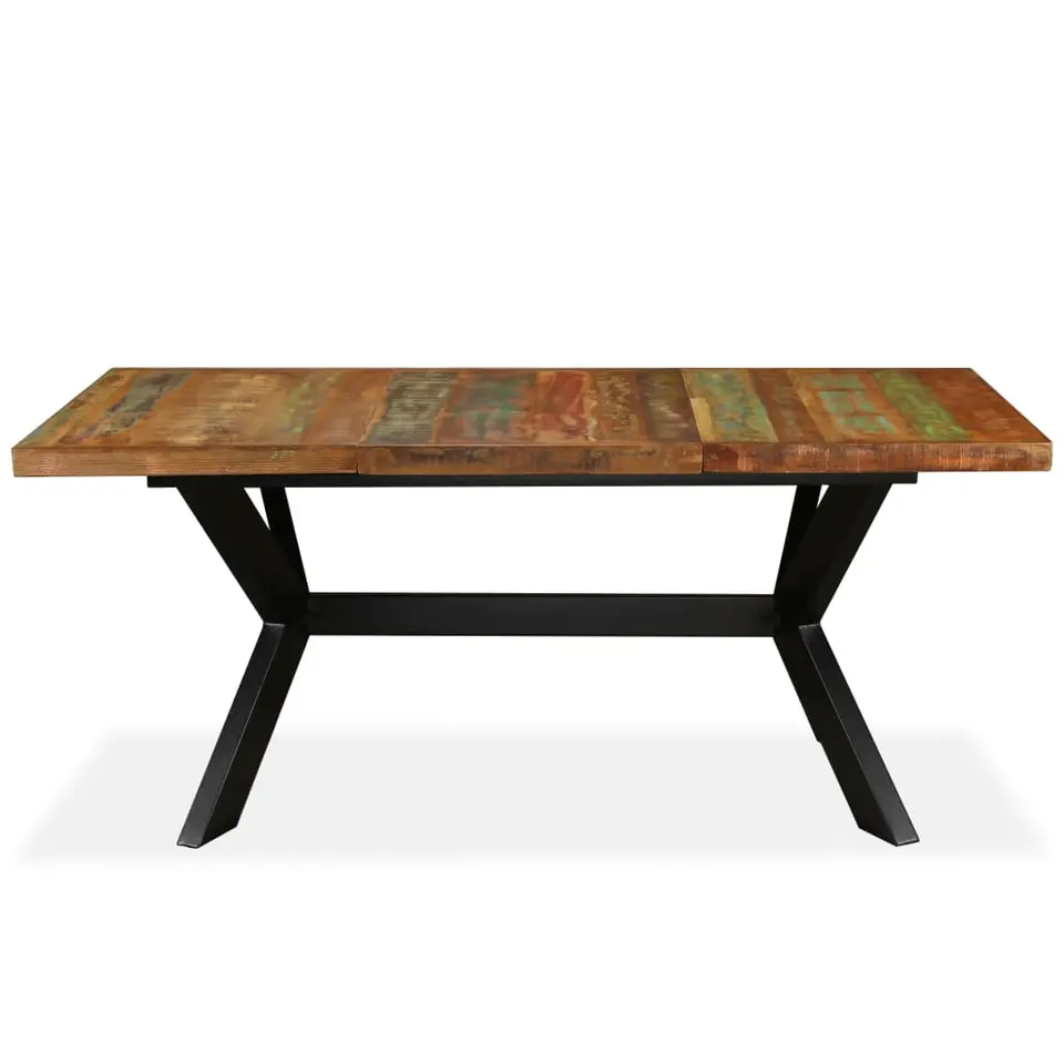 vidaXL - Eetkamertafel - Bruin - Hout - 180 x 90 x 76 cm
