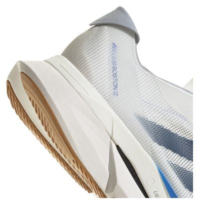 Chaussures adidas adizero Boston 12 Blanc Bleu Homme