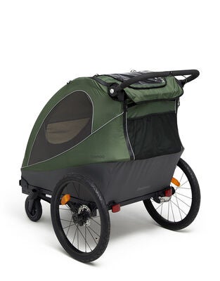 Beemoo Sporty Trail Sykkelvogn, Green