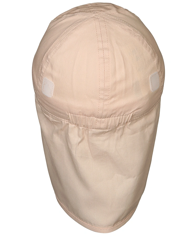 Schirmmütze BABY CAP mit Nackenschutz in altrosa
