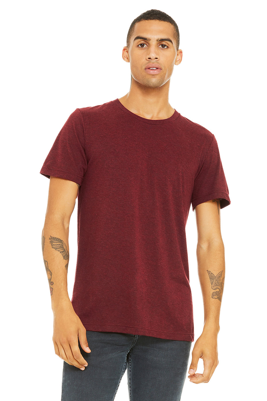 Bella Canvas BE3413 - T-SHIRT HOMME TRIBLEND COL ROND