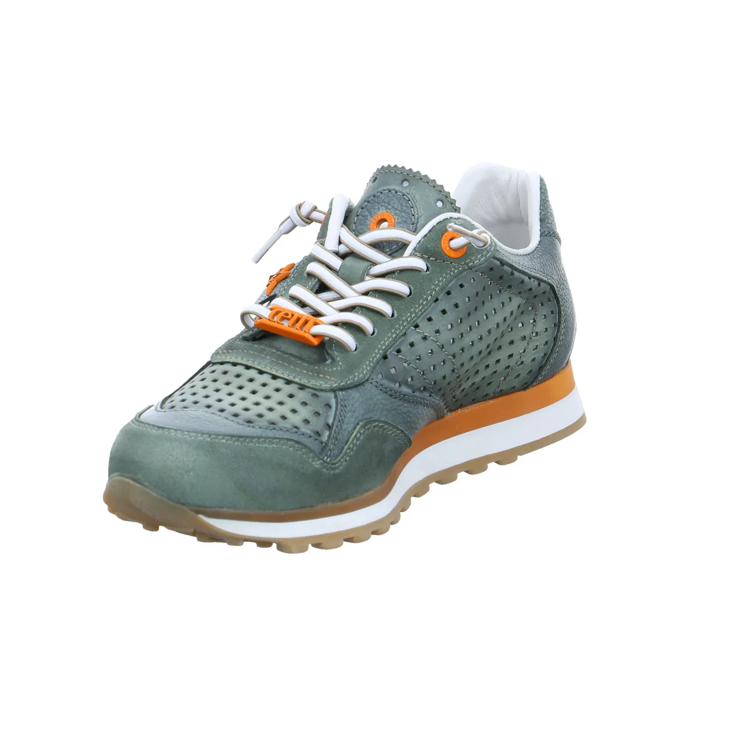 CETTI Halbschuhe Sneaker Olive Leder