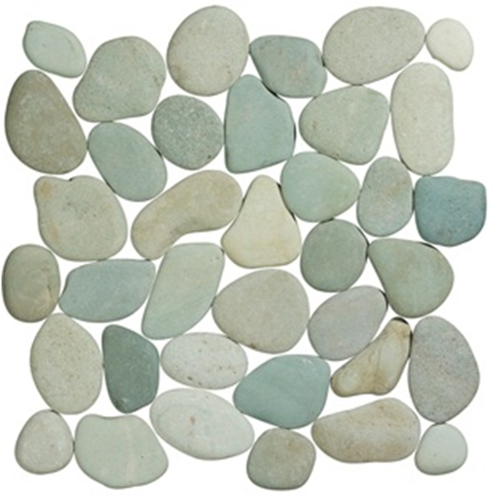 Terre d'Azur Green flores kiezel mozaïek 30x30