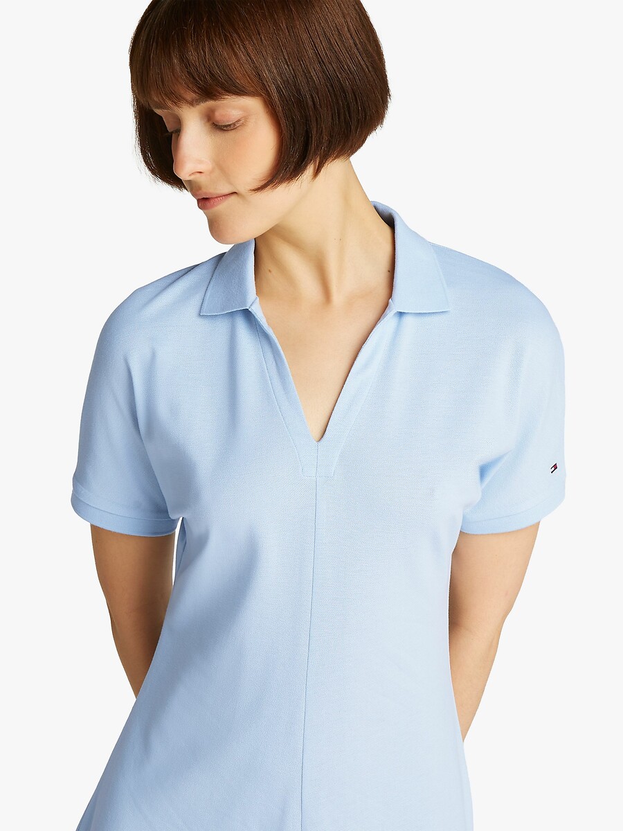 TOMMY HILFIGER<br>Vestido polo listrado