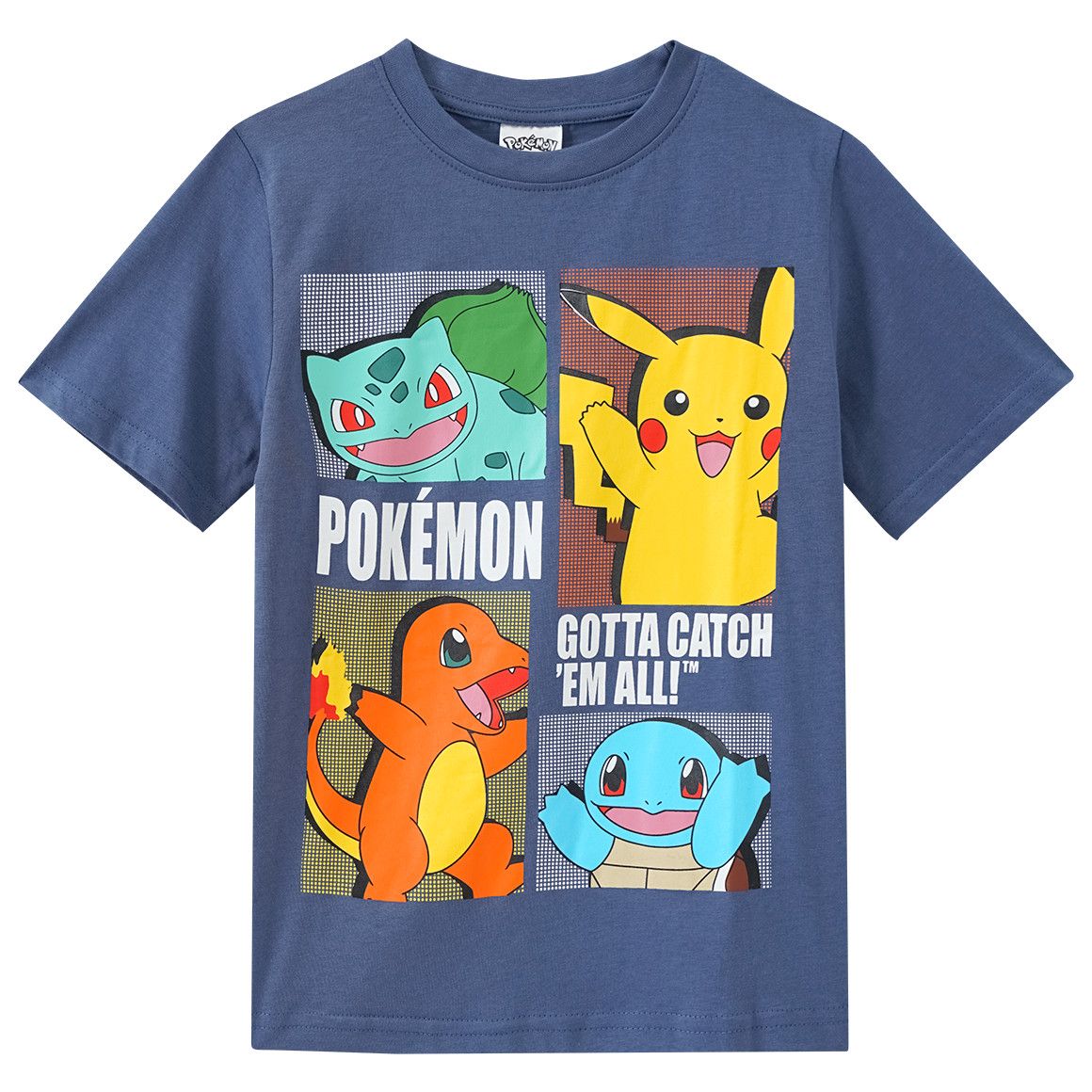 Topolino Pokémon T-Shirt mit Print blau