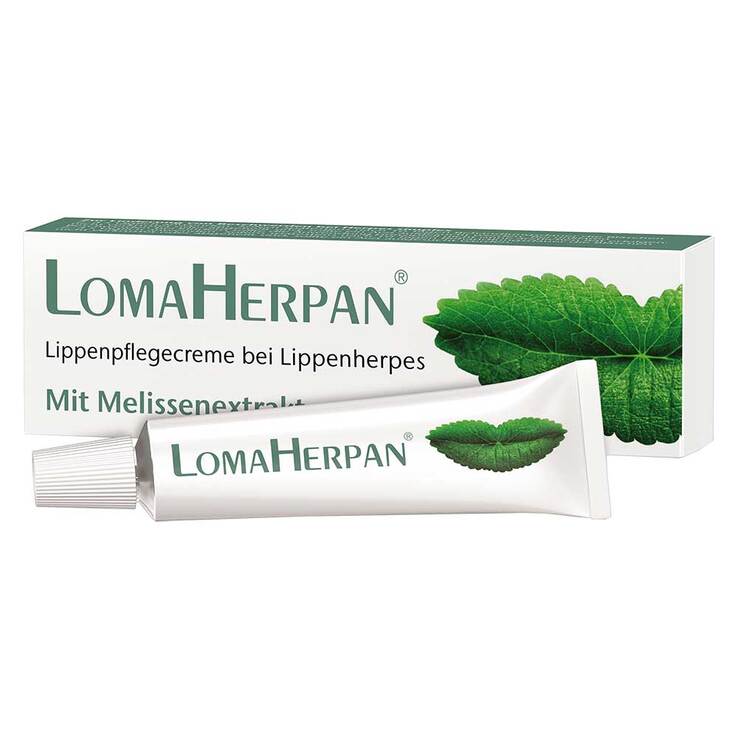Lomaherpan Lippenpflegecreme mit Melissenextrakt, 5 ml