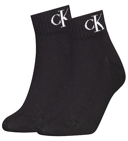 Calvin Klein Socken - 2er-Pack - Schwarz M/Logo
